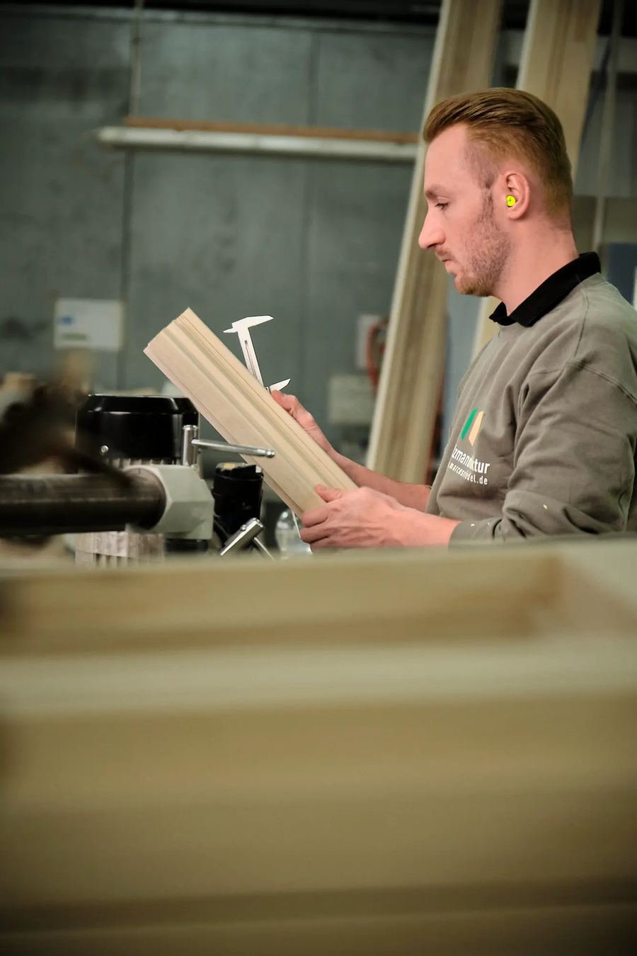 Fräsmaschine im Einsatz